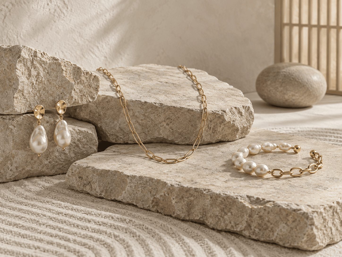 Nacre Link handcrafted jewellery